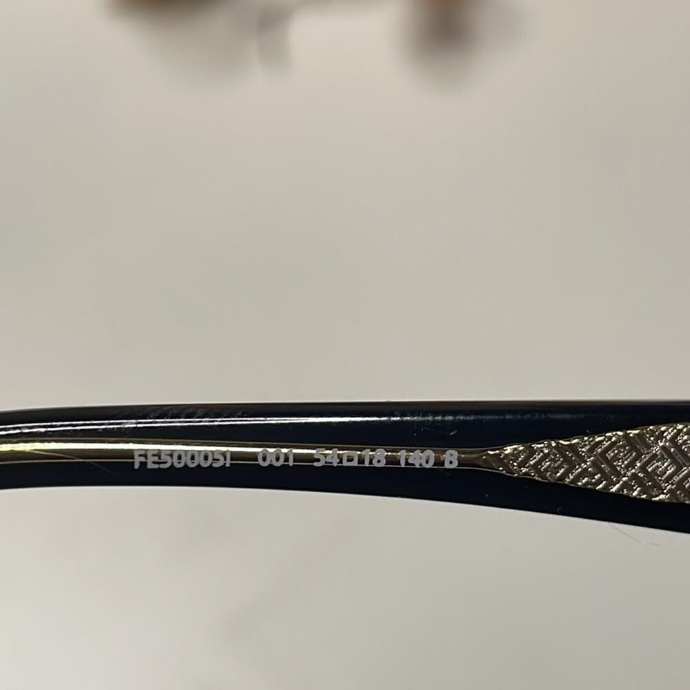 Fendi Eyeglasses Black Frame Square Oval Eyeglasses - Picture 6 of 8